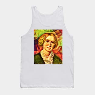 George Eliot Snow Portrait | George Eliot Snow Artwork 9 Tank Top